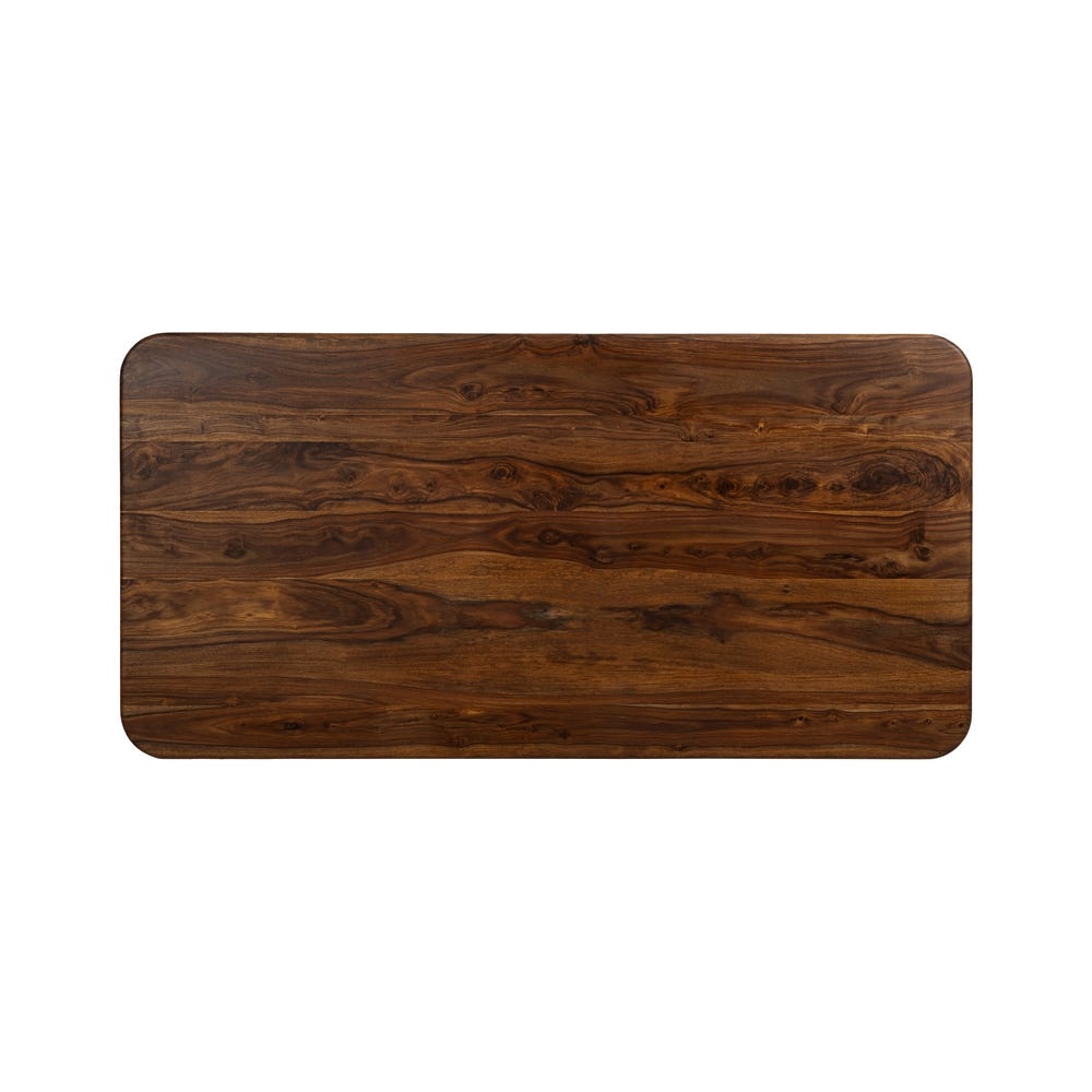 Table À Manger Noir Bois Ixia 180cm – Image 6