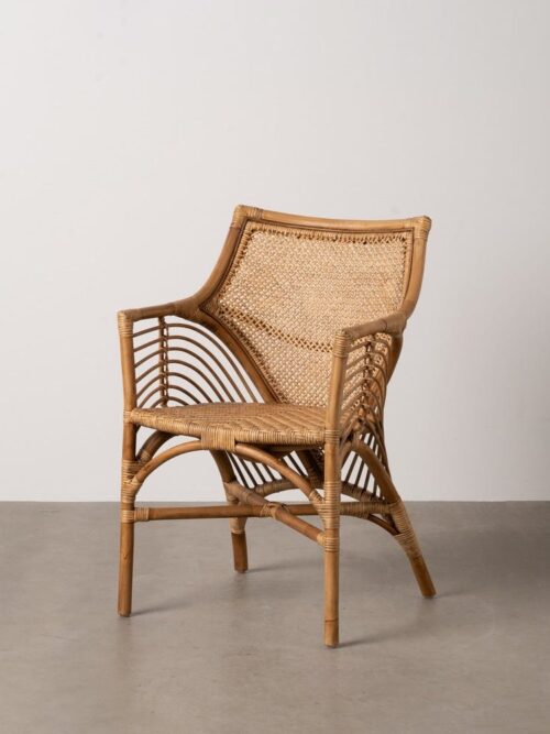 Fauteuil Marron Rotin Ixia 84cm