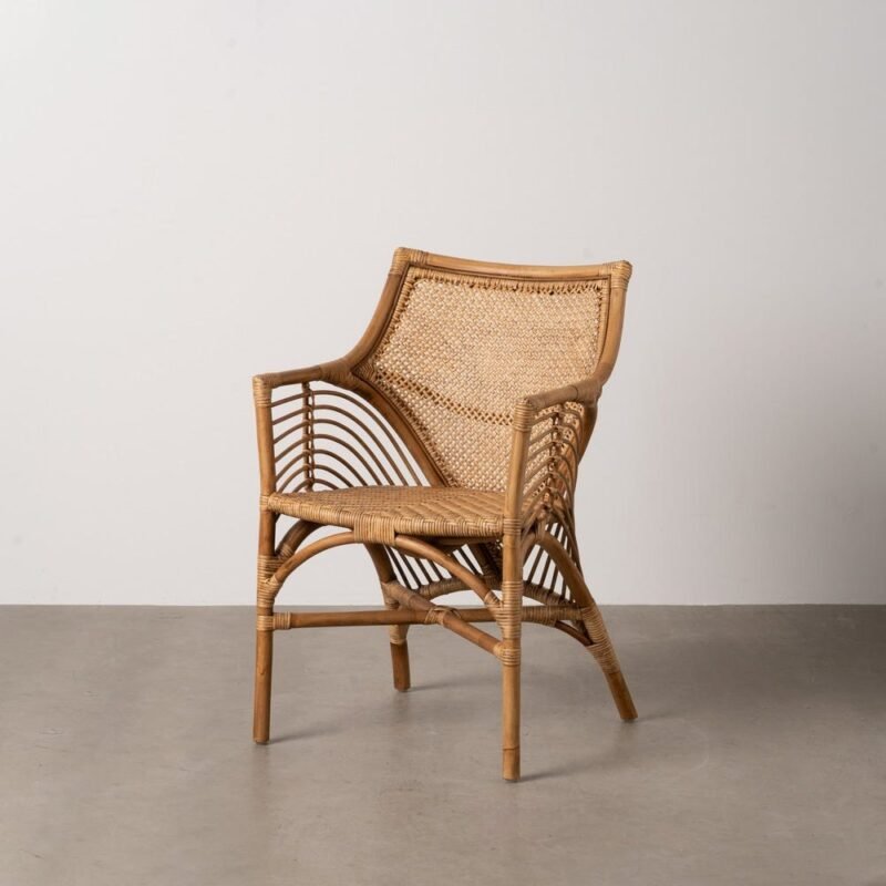 Fauteuil Marron Rotin Ixia 84cm