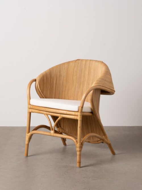 Fauteuil Or Rotin Ixia 65x63x78 cm