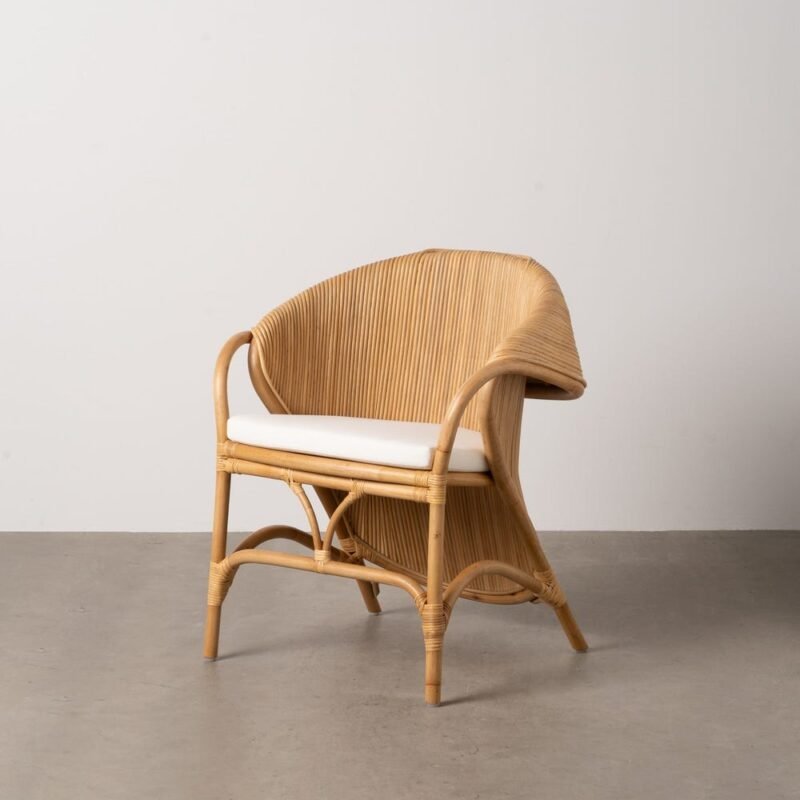 Fauteuil Or Rotin Ixia 65x63x78 cm