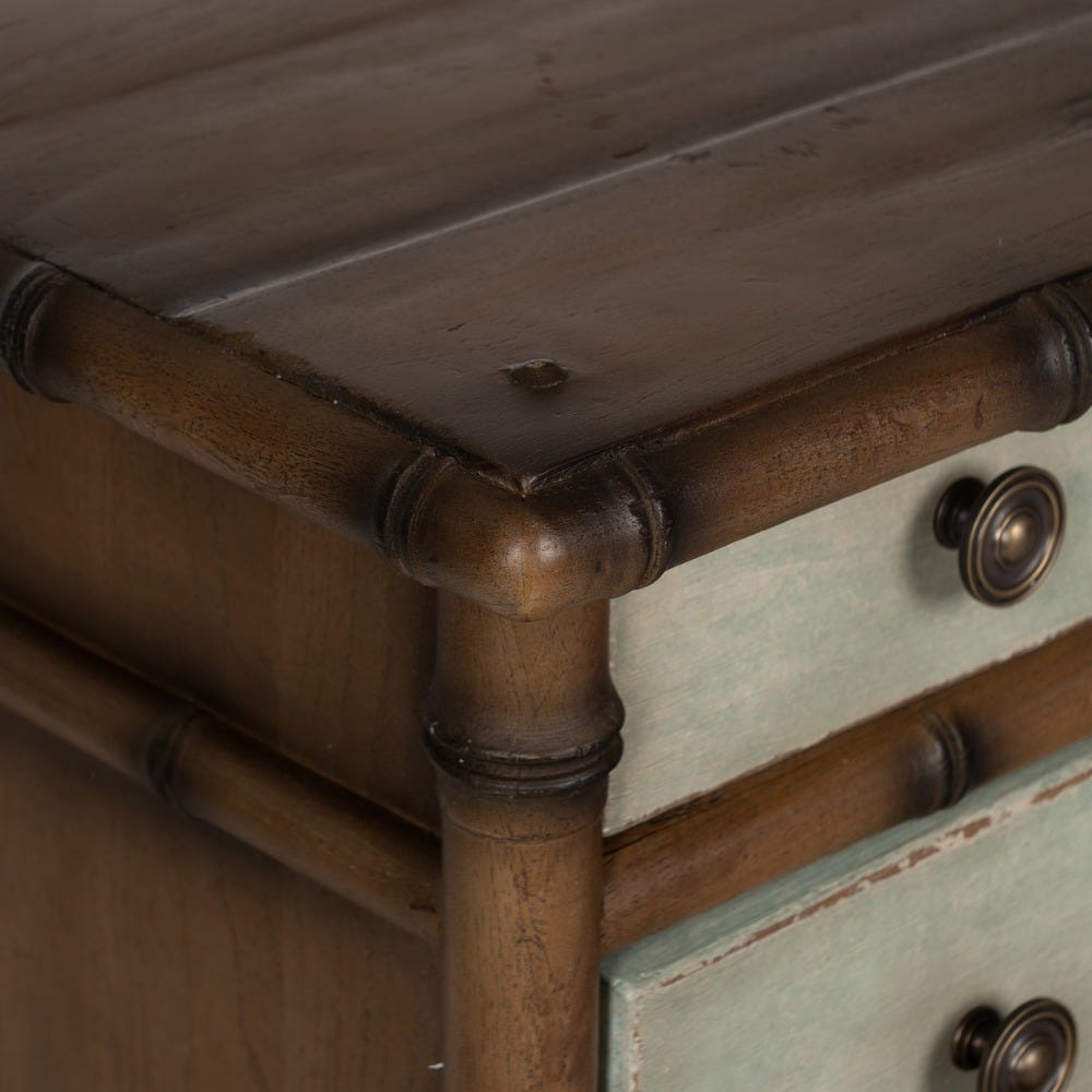 Commode Marron Bois De Mindi Ixia 95cm – Image 3
