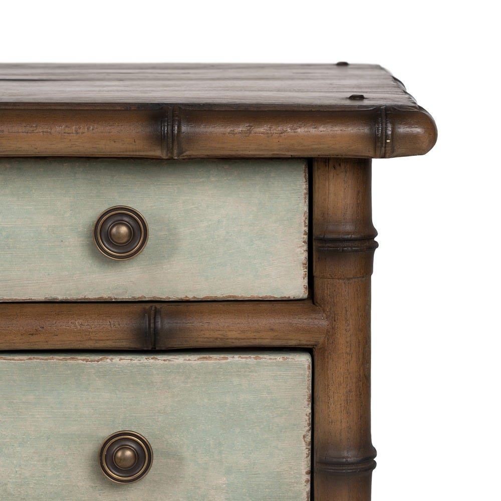 Commode Marron Bois De Mindi Ixia 95cm – Image 7