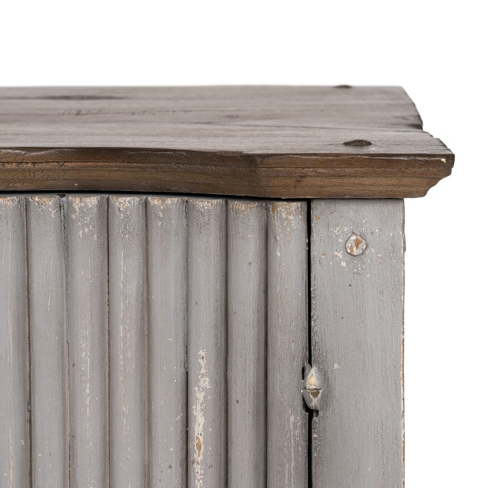 Buffet Gris Bois De Mindi Ixia 100cm – Image 8