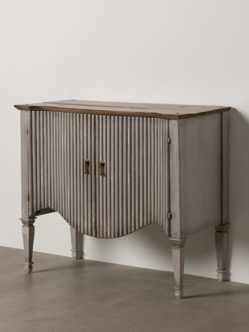 Buffet Gris Bois De Mindi Ixia 100cm