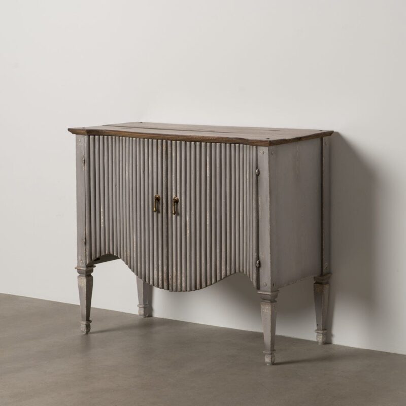 Buffet Gris Bois De Mindi Ixia 100cm