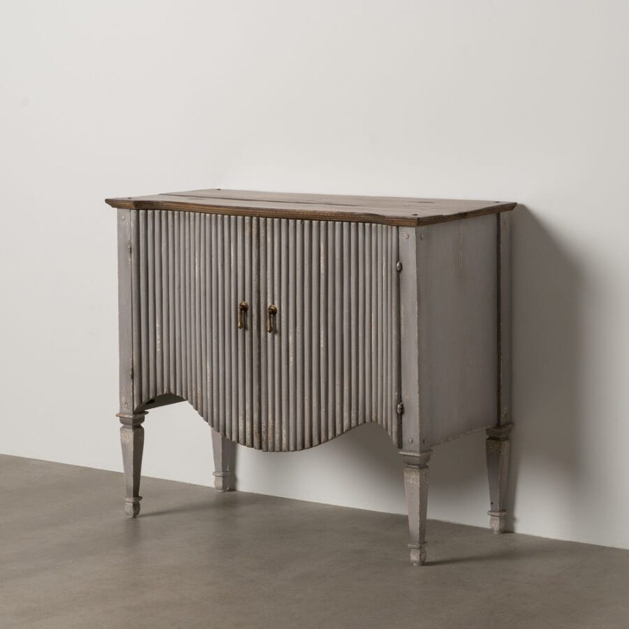Buffet Gris Bois De Mindi Ixia 100cm