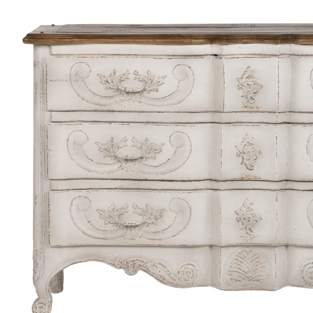 Commode Blanche En Bois De Mindi Ixia 130cm – Image 5