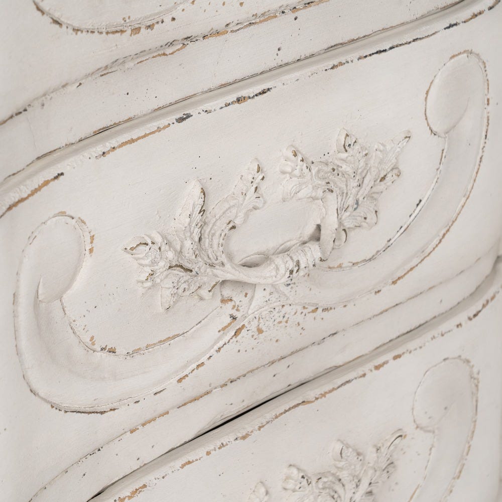 Commode Blanche En Bois De Mindi Ixia 130cm – Image 8