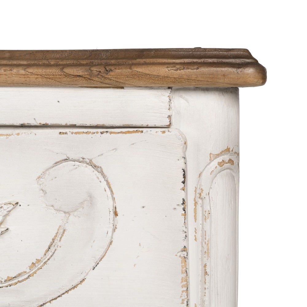 Commode Blanche En Bois De Mindi Ixia 130cm – Image 10