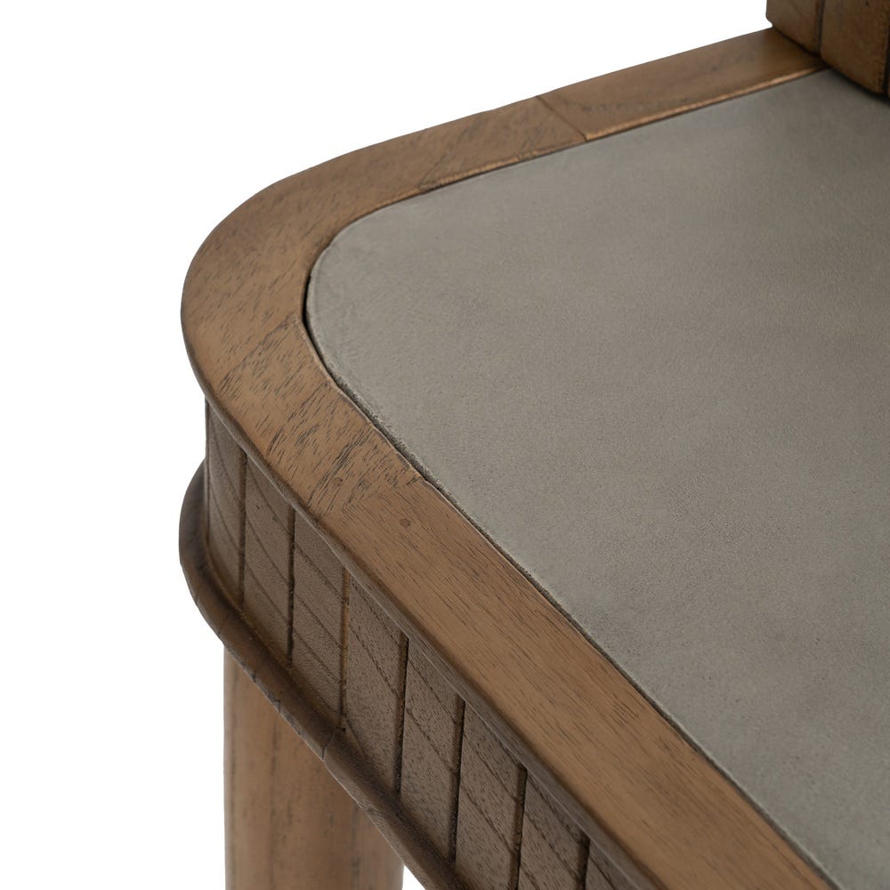 Console Marron Et Gris Bois De Mindi Ixia 150cm – Image 3
