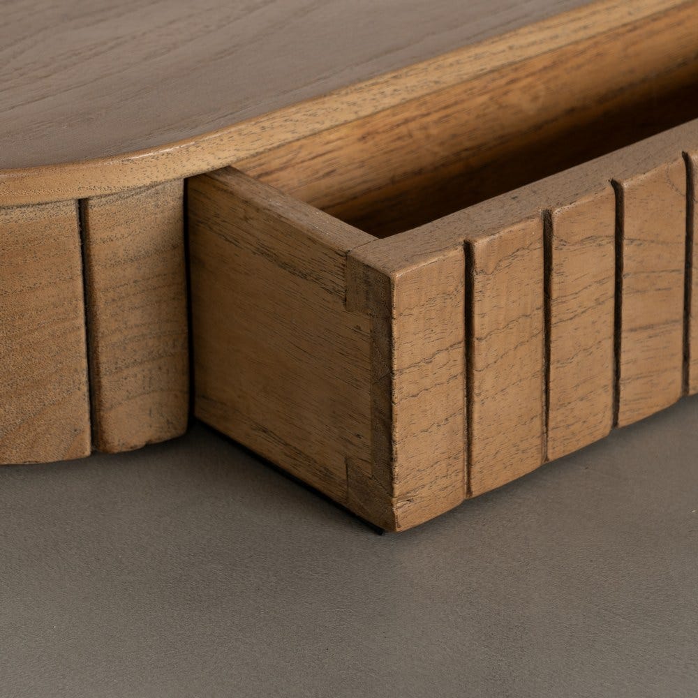 Console Marron Et Gris Bois De Mindi Ixia 150cm – Image 4