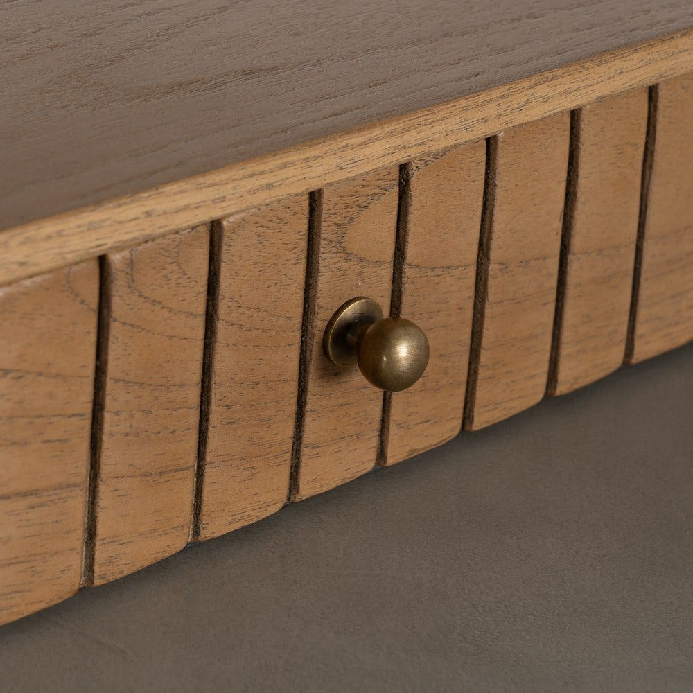 Console Marron Et Gris Bois De Mindi Ixia 150cm – Image 5
