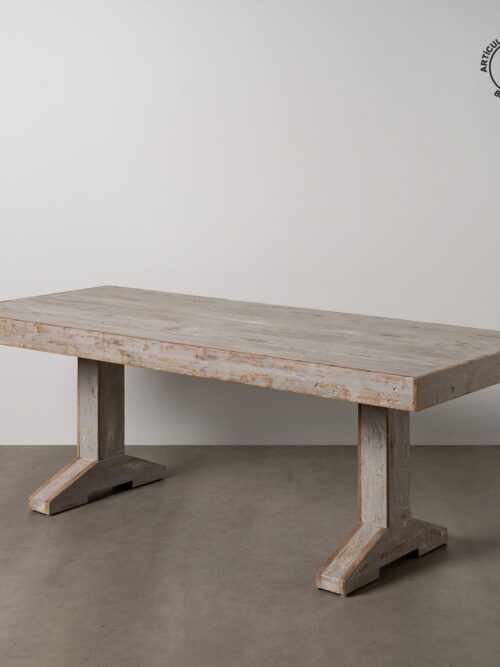 Table À Manger Bois Recyclé Ixia 220cm