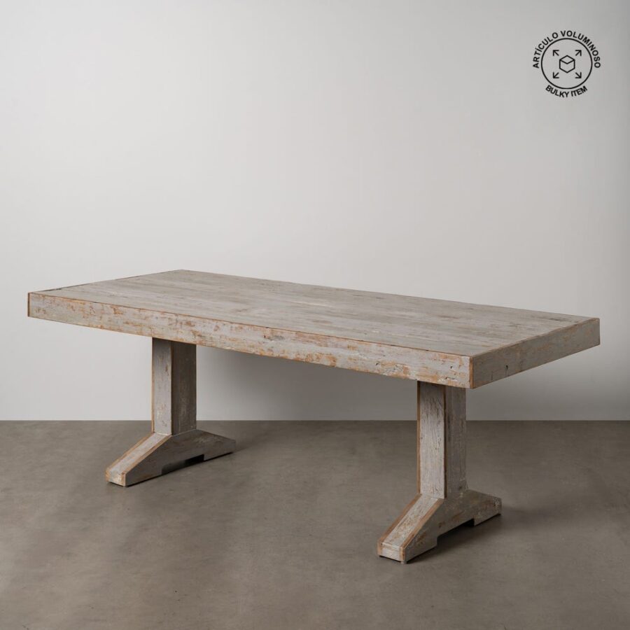 Table À Manger Bois Recyclé Ixia 220cm