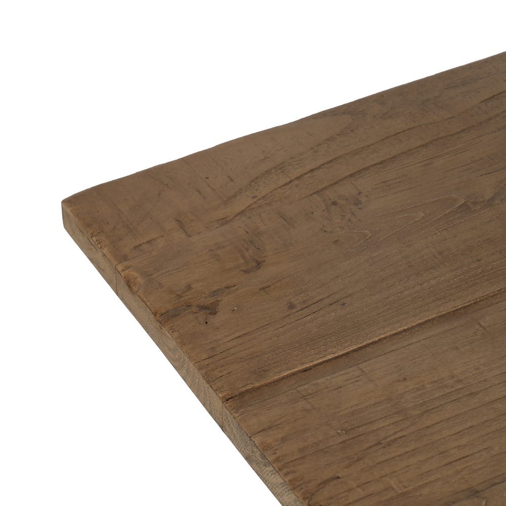 Table À Manger Marron En Bois De Chêne Ixia 240cm – Image 2
