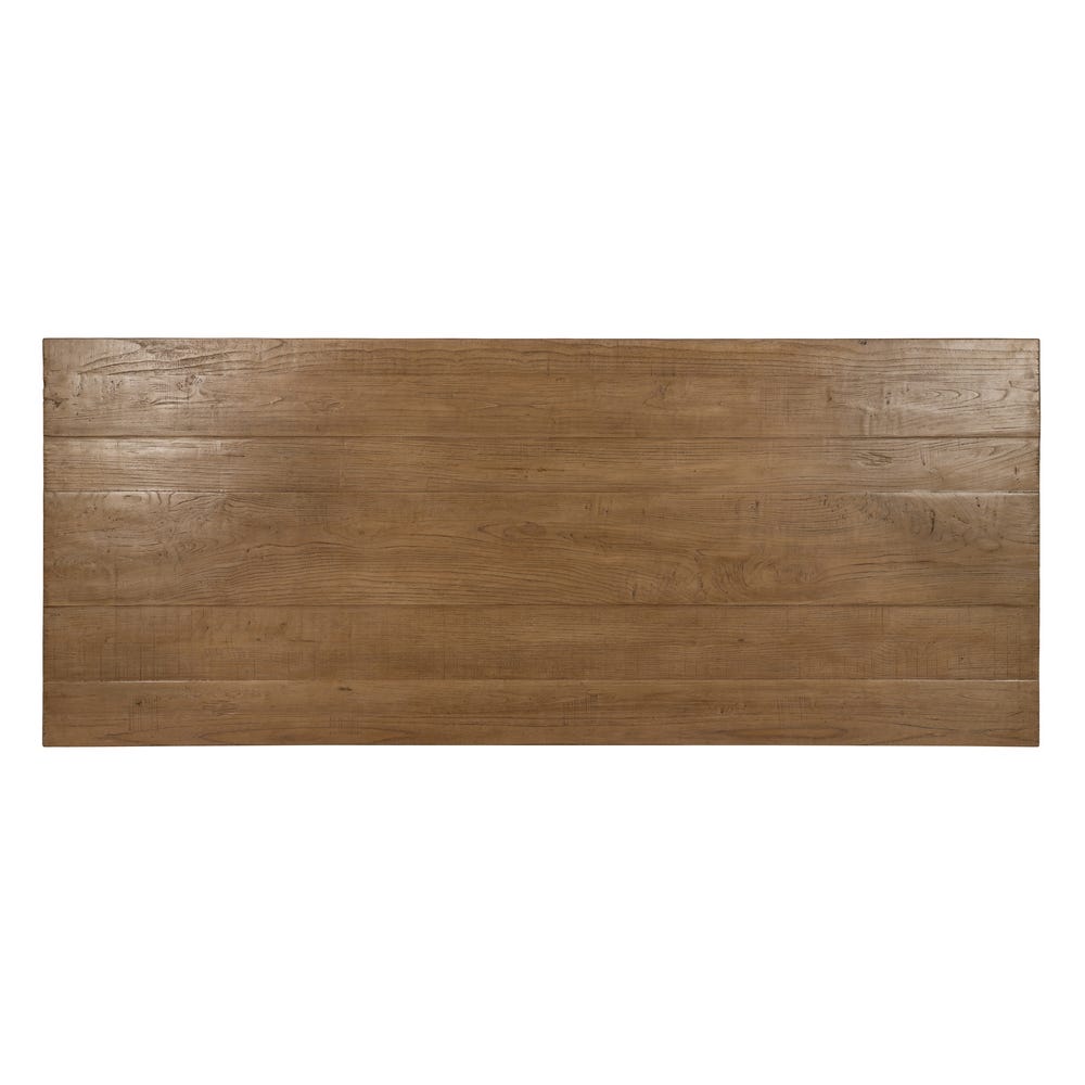 Table À Manger Marron En Bois De Chêne Ixia 240cm – Image 7