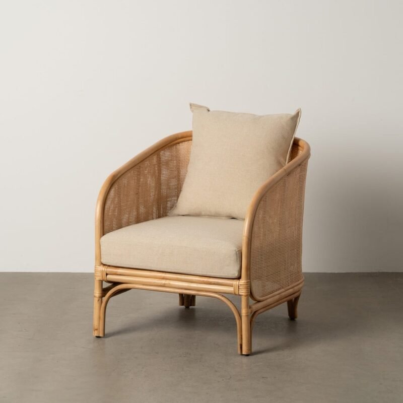 Fauteuil Or Rotin Ixia 76cm