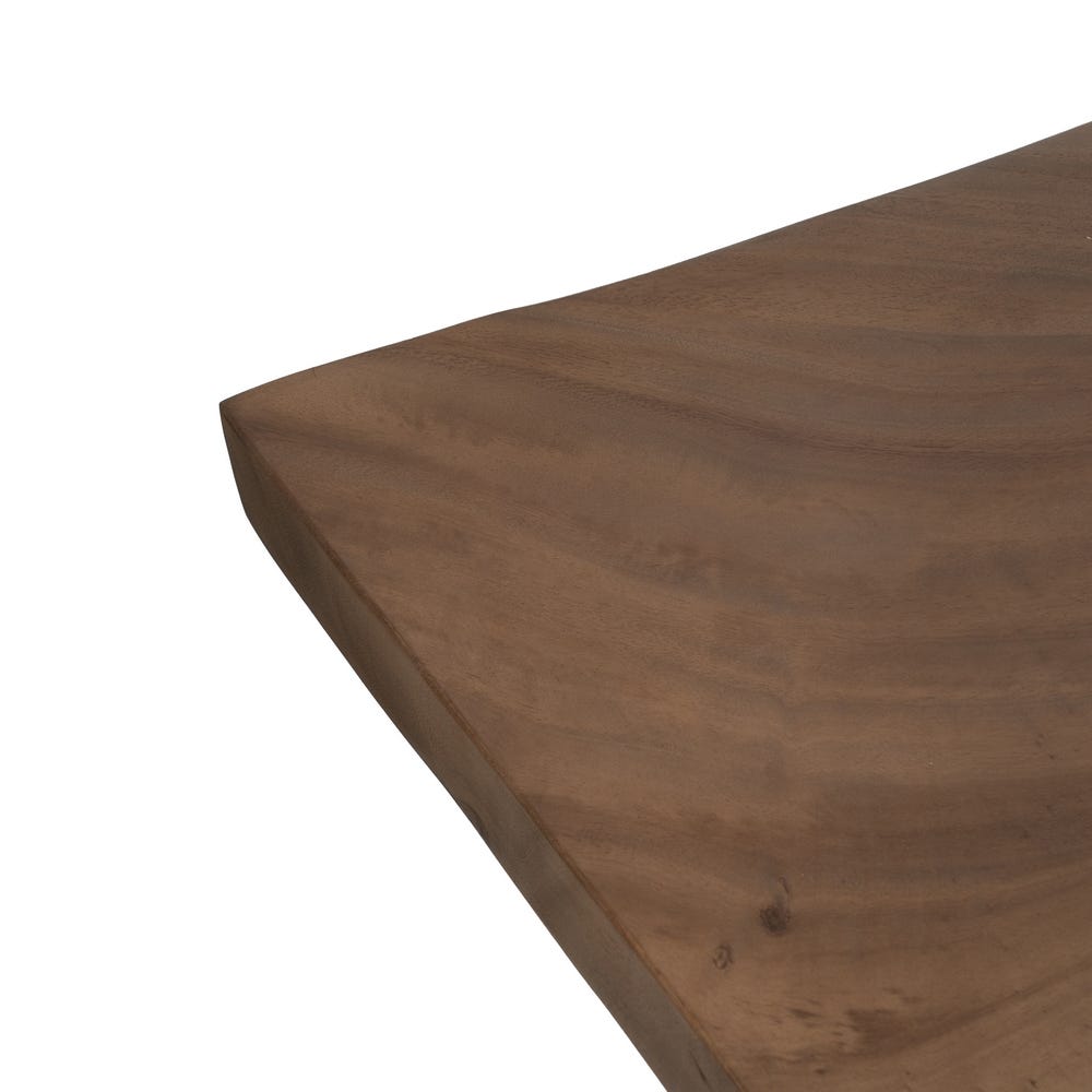 Table À Manger Bois De Suar Et Métal Ixia 300cm – Image 2