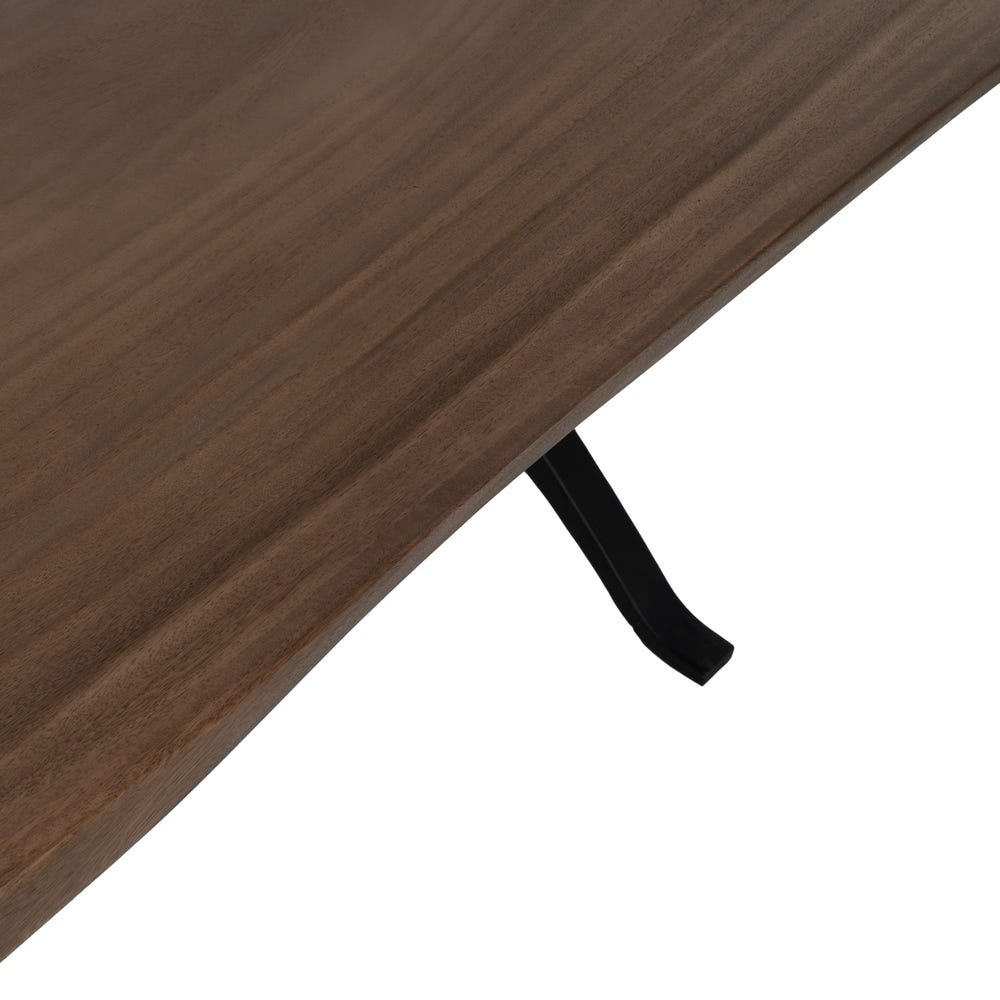 Table À Manger Bois De Suar Et Métal Ixia 300cm – Image 4