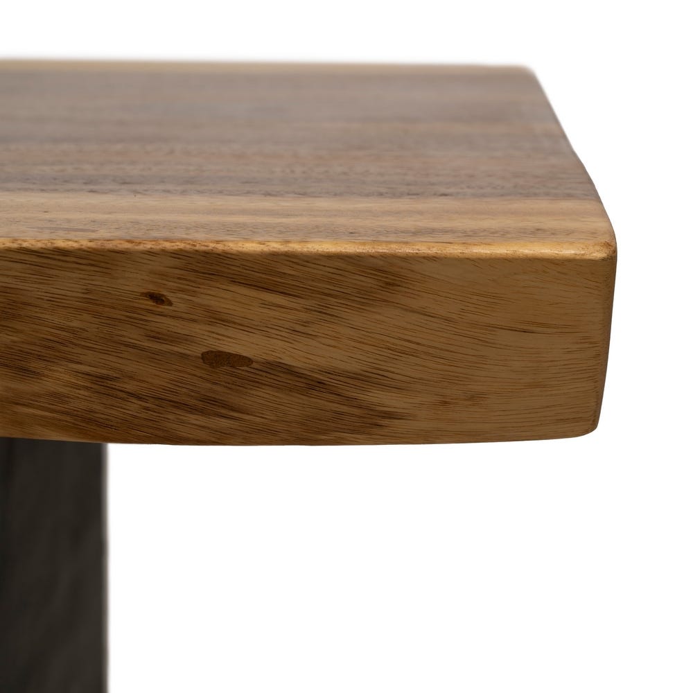 Table Basse Marron Bois De Suar Ixia 150cm – Image 4
