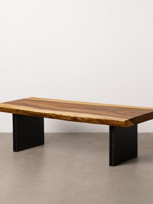 Table Basse Marron Bois De Suar Ixia 150cm