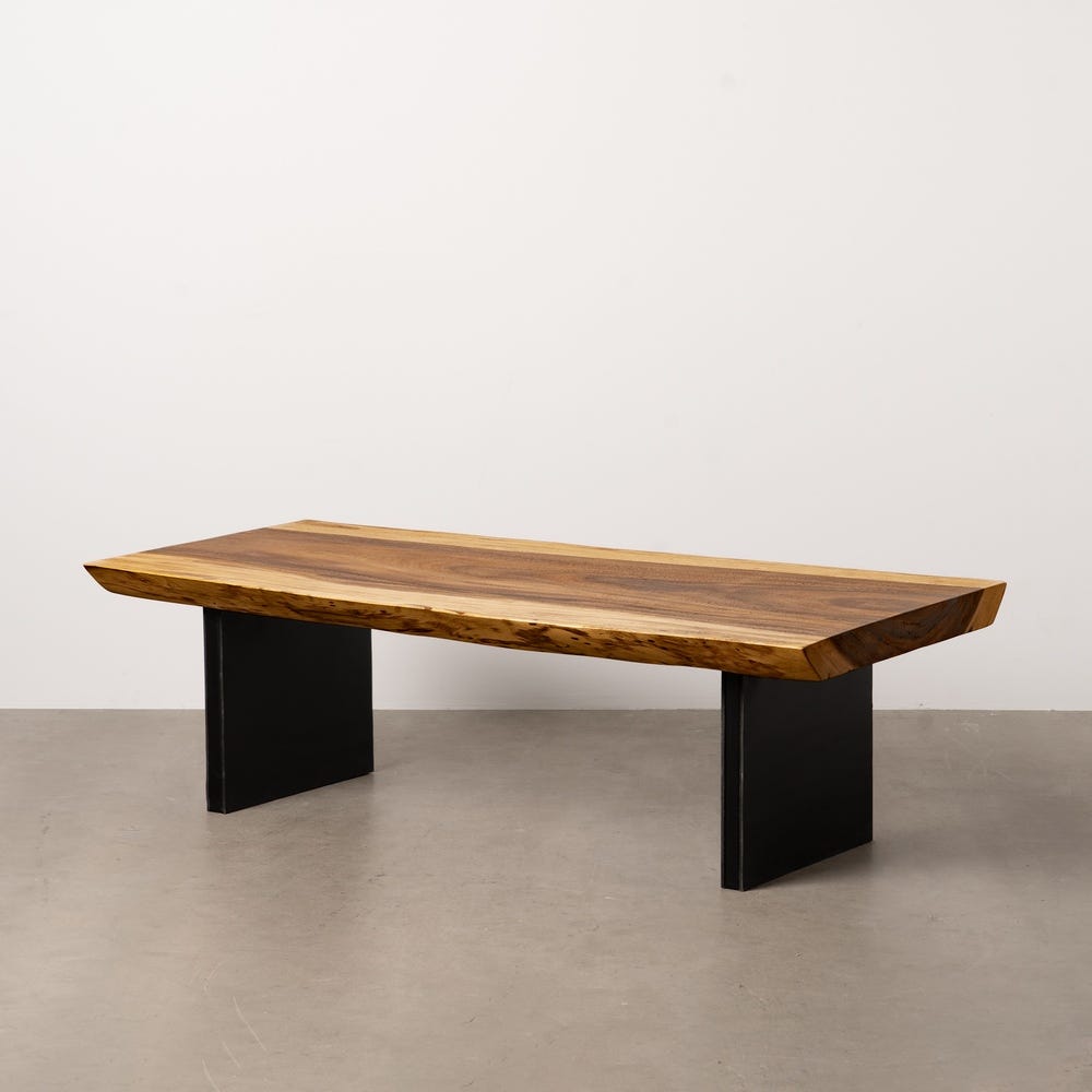 Table Basse Marron Bois De Suar Ixia 150cm