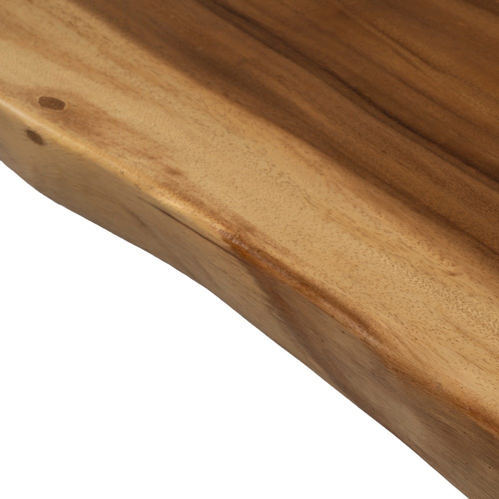 Table à Manger Marron Bois Métal Ixia 200cm – Image 6