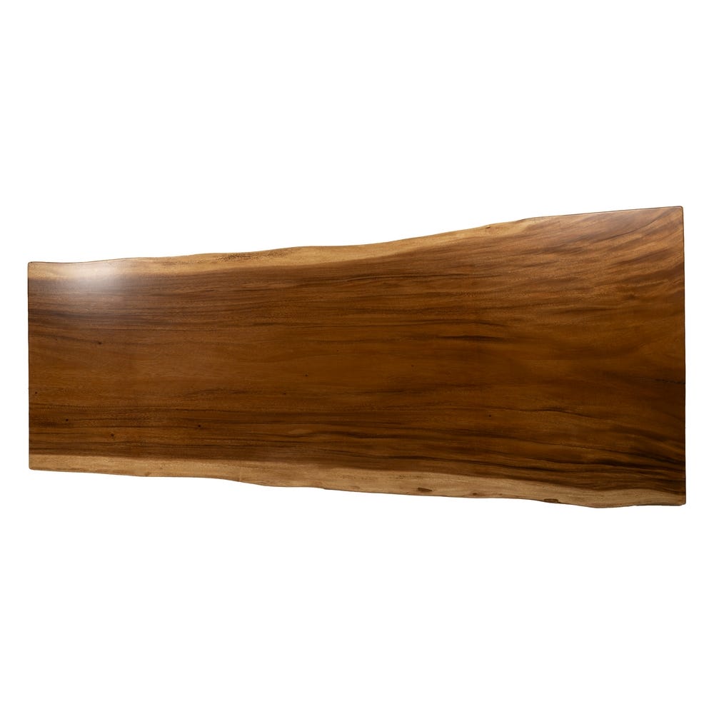 Table à Manger Marron Bois Métal Ixia 200cm – Image 7