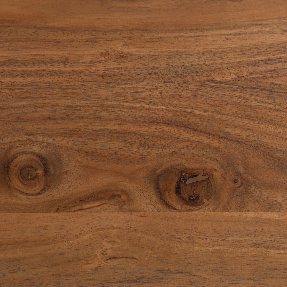 Table À Manger Marron Bois D'acacia Ixia 240cm – Image 7