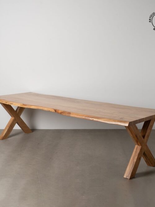 Table À Manger Bois D'acacia Ixia 280cm