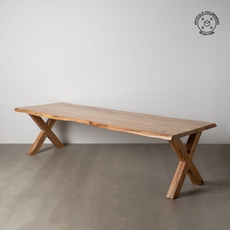 Table À Manger Bois D'acacia Ixia 280cm
