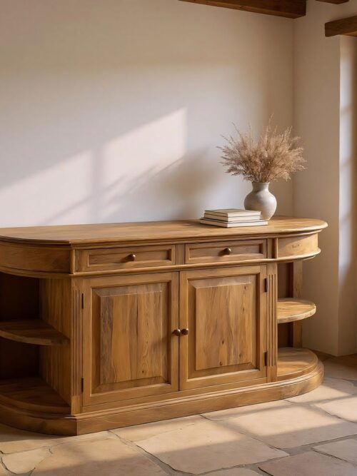 Buffet Naturel Bois De Manguier Ixia 189cm
