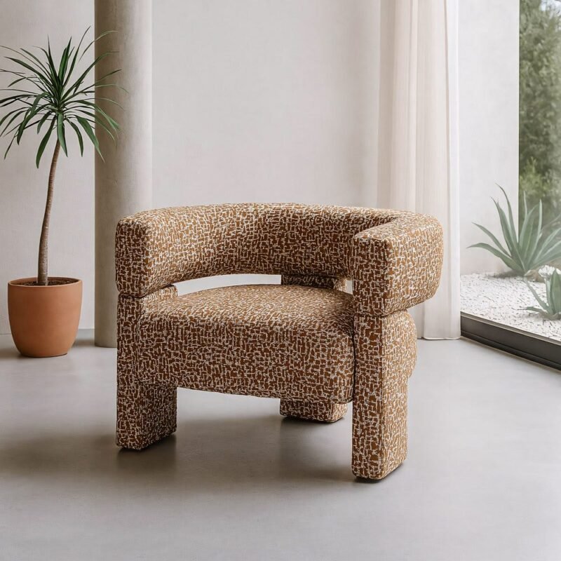 Fauteuil Kaki Polyester Ixia 81cm