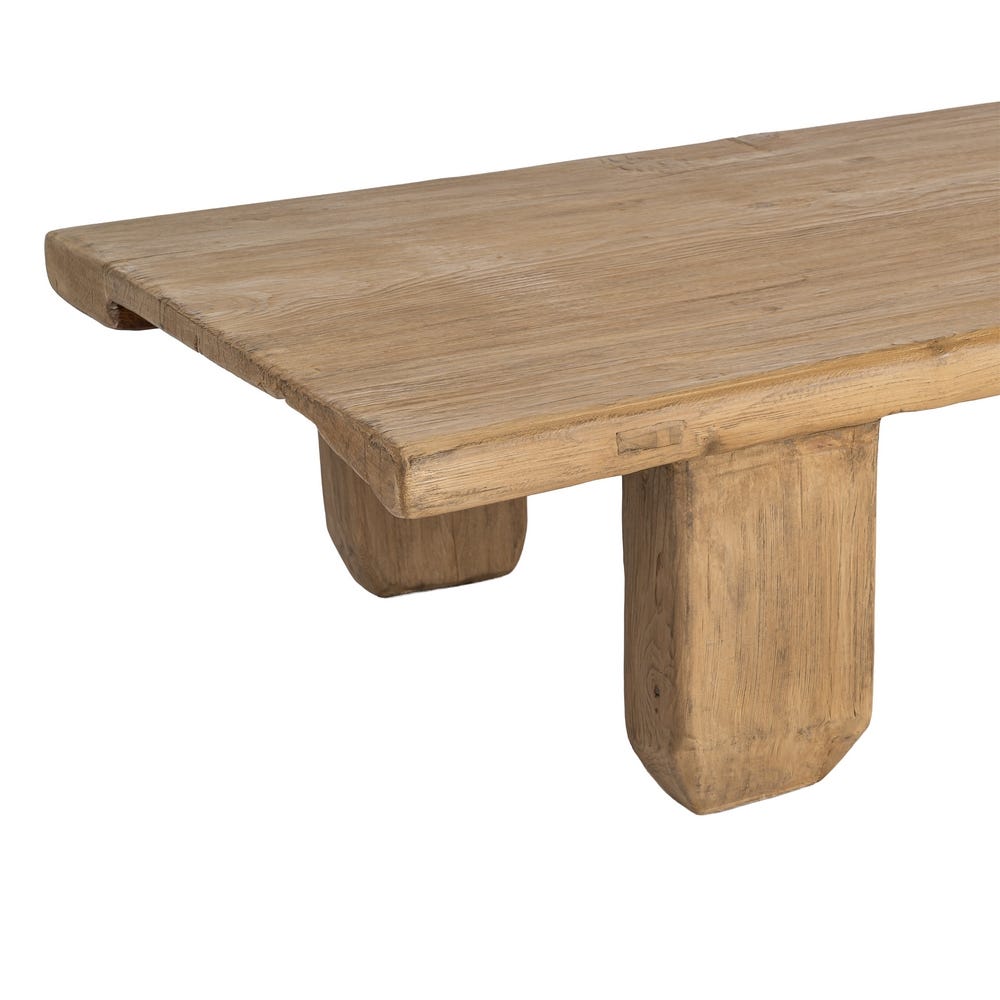 Table Basse Bois De Pin Recyclé Ixia 178cm – Image 3