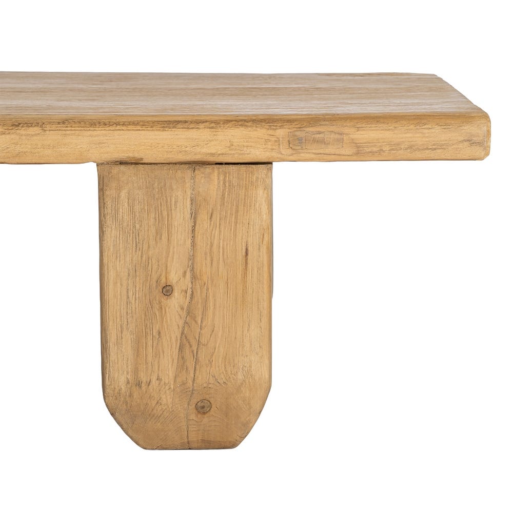 Table Basse Bois De Pin Recyclé Ixia 178cm – Image 7