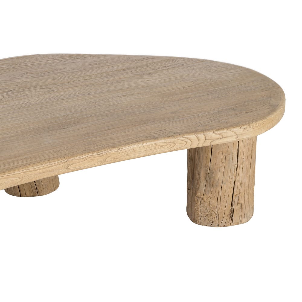 Table Basse Organique Or Orme Ixia 170cm – Image 2