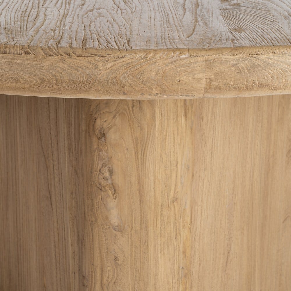 Table À Manger Ronde Or Bois D'orme Ixia 150cm – Image 5