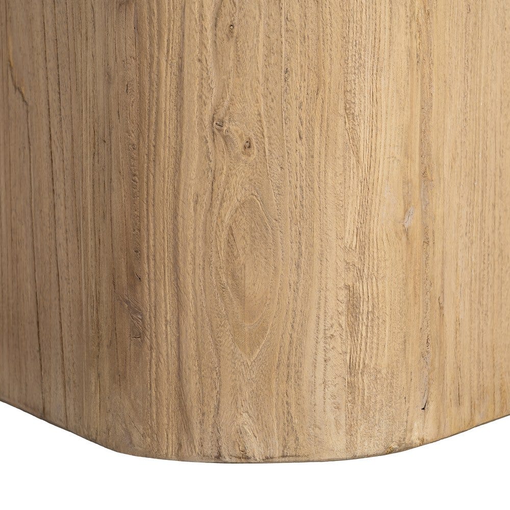 Table À Manger Ronde Or Bois D'orme Ixia 150cm – Image 8