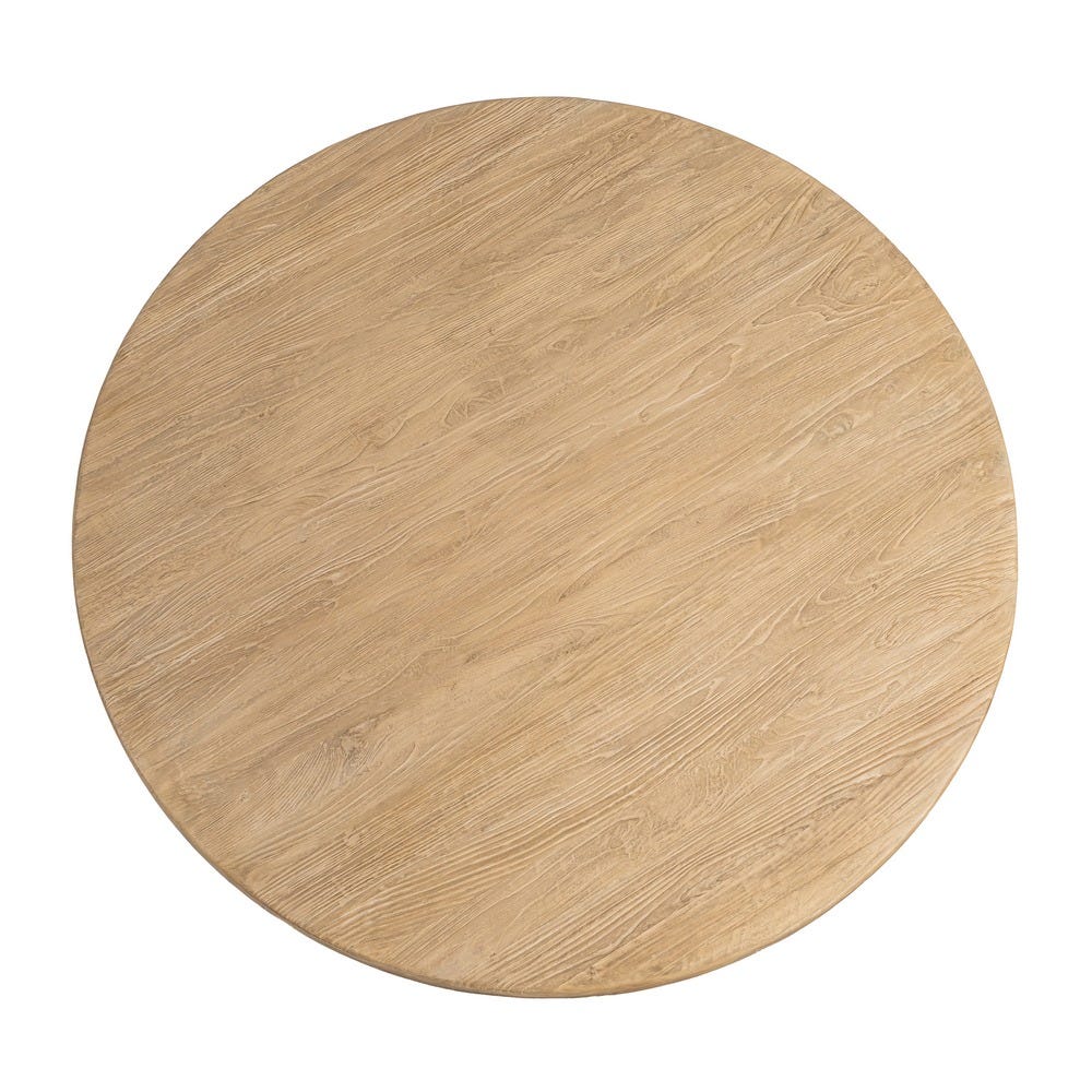 Table À Manger Ronde Or Bois D'orme Ixia 150cm – Image 10