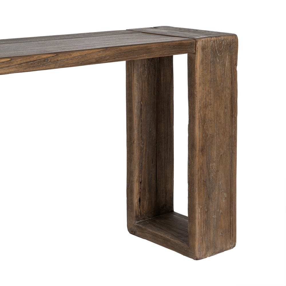 Console Or Orme Massif Recyclé Ixia 178cm – Image 2