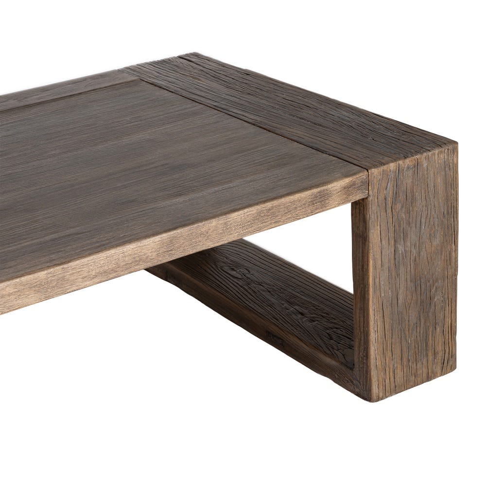 Table Basse Or Orme Recyclé Ixia 160cm – Image 2