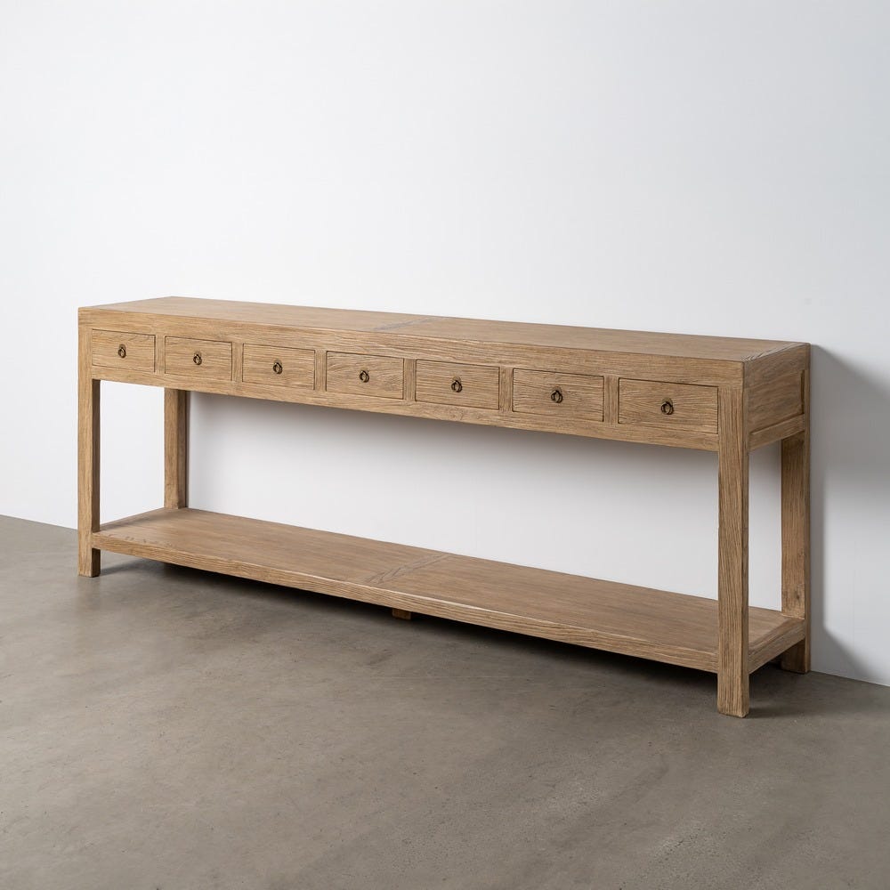 Console Or Orme Sept Tiroirs Ixia 240cm – Image 10