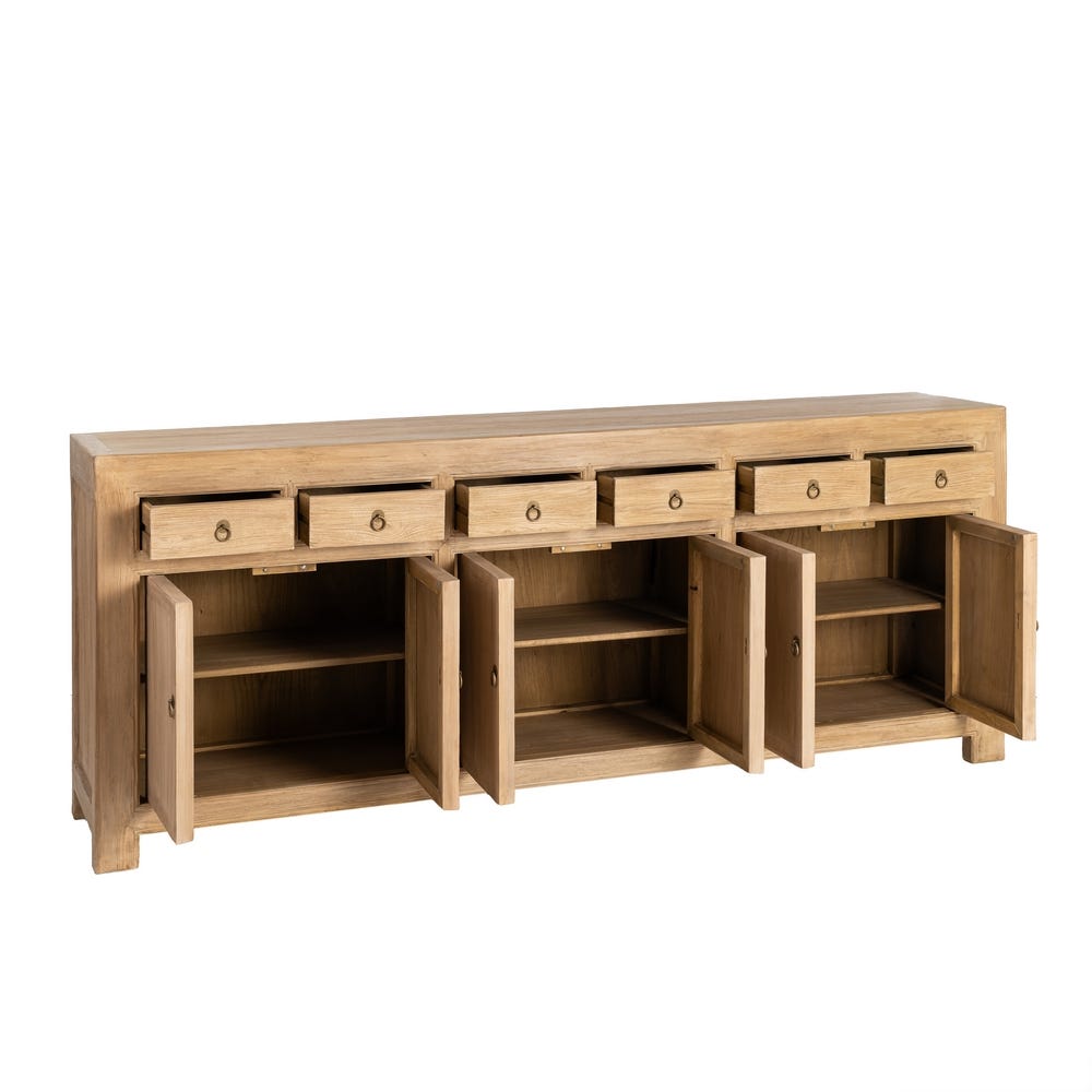 Buffet Bois De Pin Recyclé Ixia 240cm – Image 2