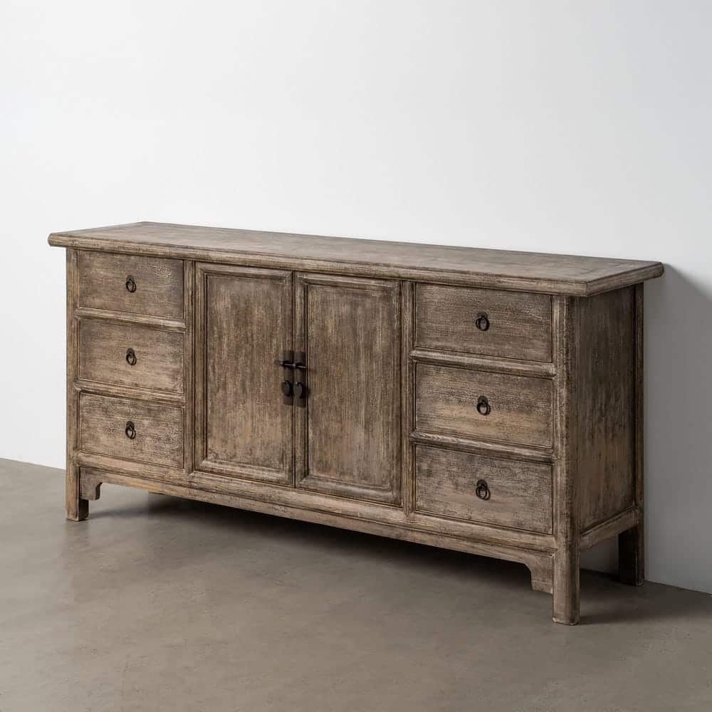 Buffet Pin Recyclé Naturel Ixia 180cm – Image 10