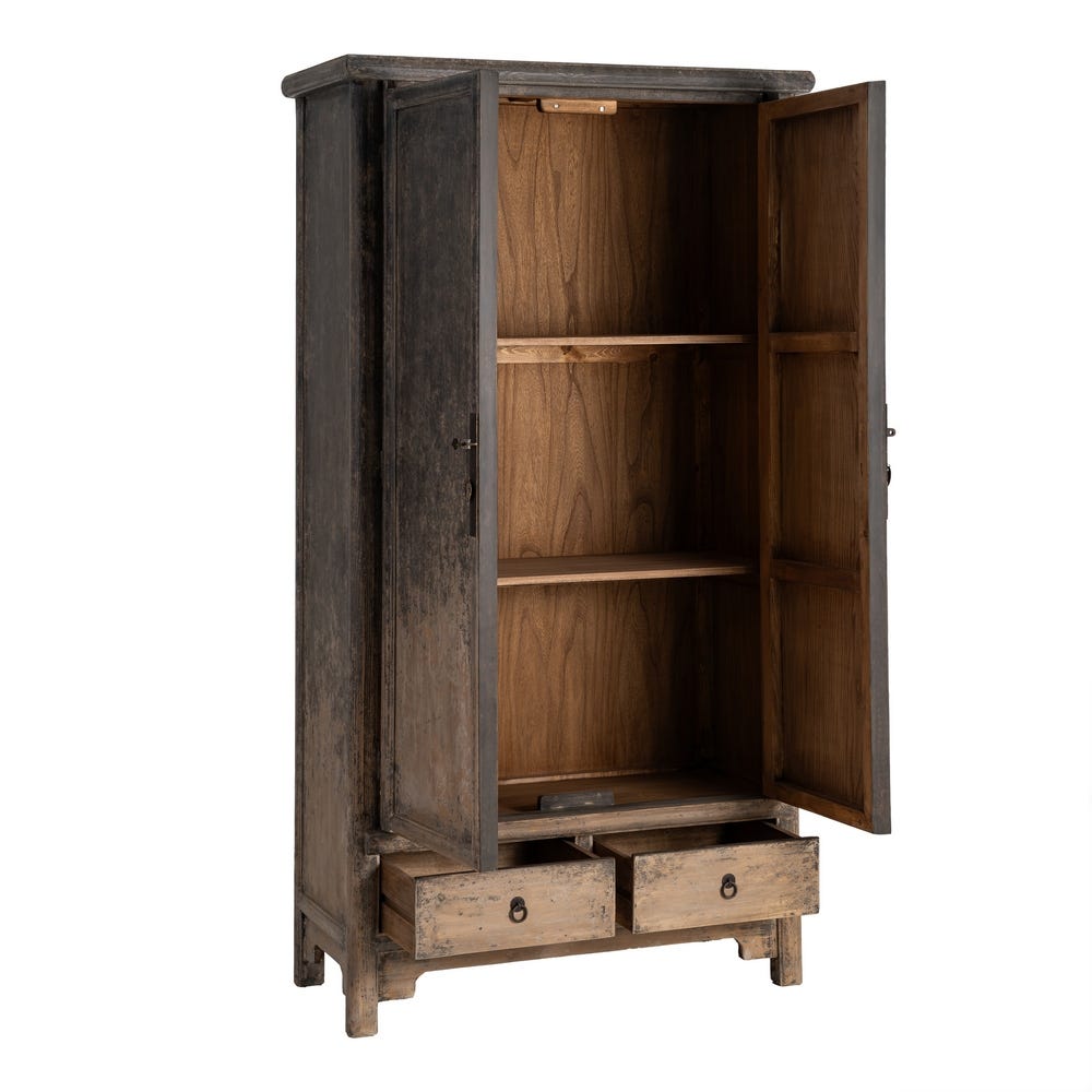 Armoire Bois De Pin Recyclé Ixia 190cm – Image 2