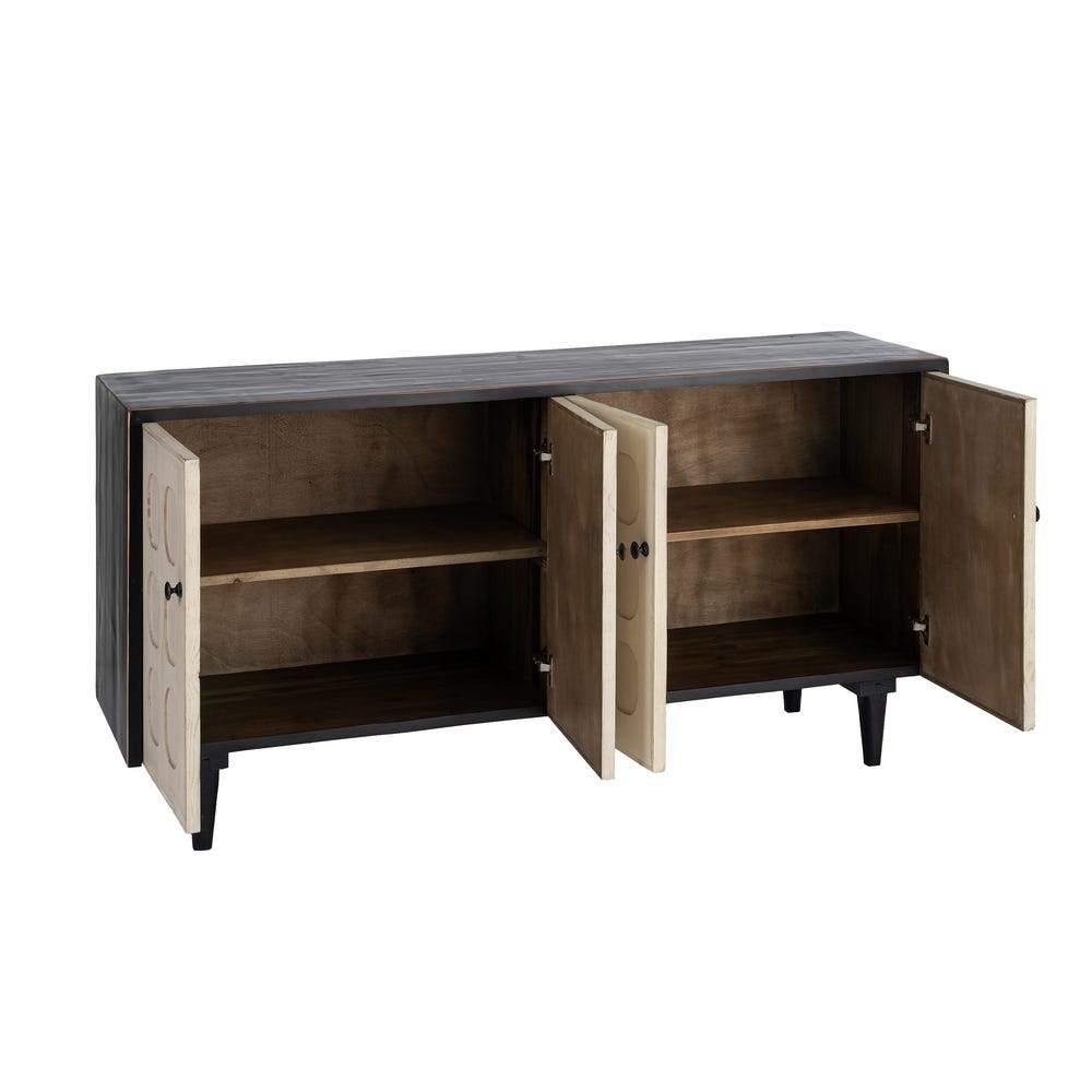 Buffet Bois Recyclé Naturel Ixia 160cm – Image 2