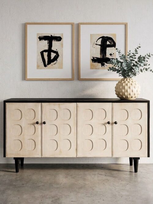 Buffet Bois Recyclé Naturel Ixia 160cm