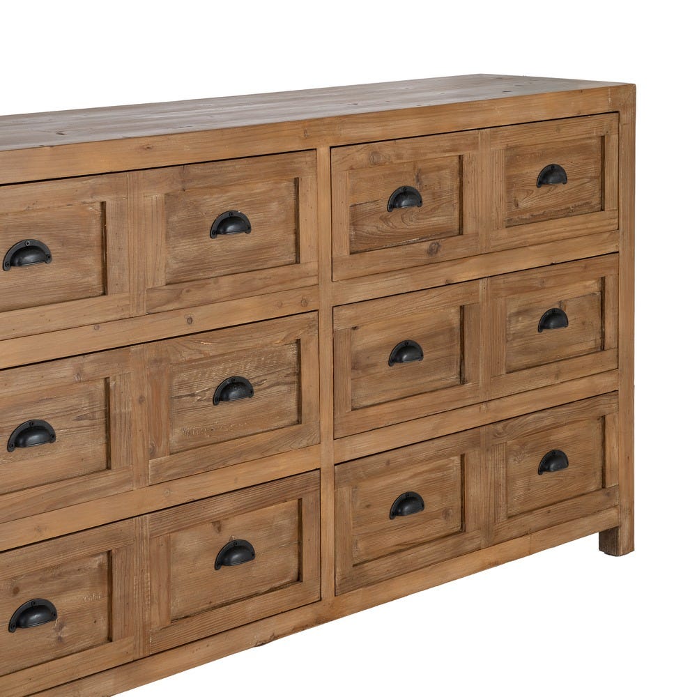 Commode Marron Bois Recyclé Ixia 160cm – Image 3