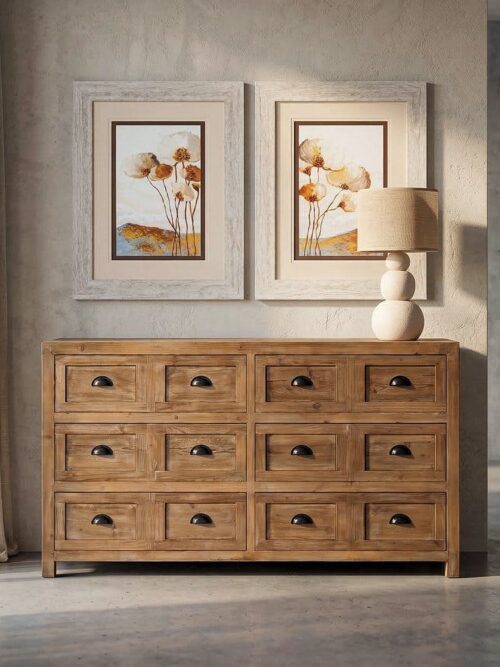 Commode Marron Bois Recyclé Ixia 160cm